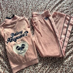Juicy Couture Pink Tracksuit Set